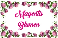 Magenta Blumen - Kishta-Logo