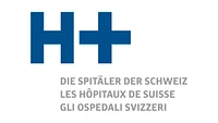 H+ Die Spitäler der Schweiz logo