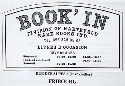 Harteveld Livres Anciens SA - Book-In