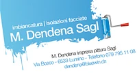 Logo M. Dendena Impresa di pittura Sagl