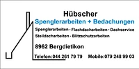 Hübscher Spenglerarbeiten + Bedachungen-Logo
