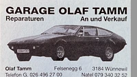 Logo Garage - Tamm Olaf
