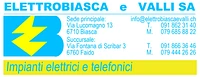 Logo Elettrobiasca e Valli SA