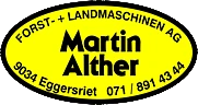 Logo Alther Martin Forst- und Landmaschinen AG