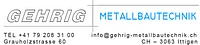 Logo Gehrig Metallbautechnik
