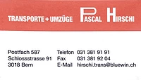 Logo Hirschi Pascal Transporte GmbH