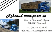 Logo Rebeaud Transports SA