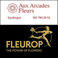 Aux Arcades fleurs-Logo