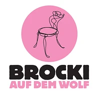 Brocki auf dem Wolf logo