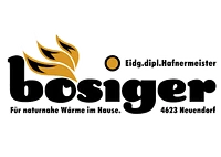 Logo Bösiger GmbH, Ofenbau und Plattenbeläge
