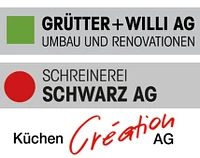 Logo Grütter + Willi AG / Schreinerei Schwarz AG
