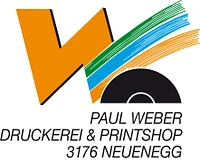 Logo Paul Weber Druckerei + Printshop