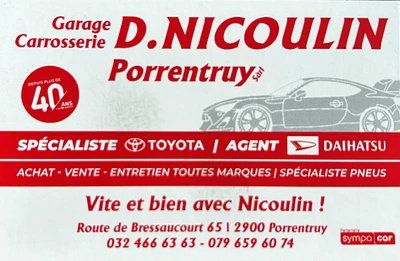 Garage-Carrosserie D. Nicoulin Sàrl