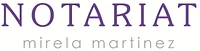 Notariat Mirela Martinez logo