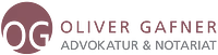 Logo Oliver Gafner Advokatur & Notariat