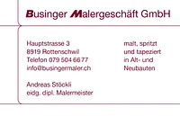 Logo Businger Malergeschäft GmbH