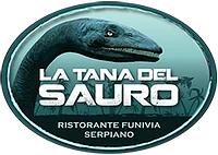 LA TANA DEL SAURO - Ristorante Funivia Serpiano-Logo