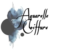 Aquarelle coiffure logo