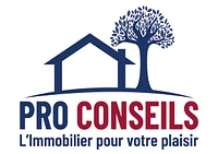 Logo Pro conseils l'immobilier pour votre plaisir, Sylvie Calame