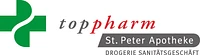Toppharm St. Peter Apotheke Drogerie Sanitätsgeschäft logo