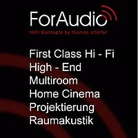 Logo ForAudio HiFi Konzepte Thomas Altorfer