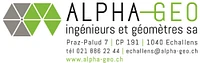 Logo ALPHA-GEO Ingénieurs et Géomètres SA