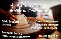 Logo Atelier de céramique - Au Tour d'Oli