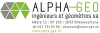 ALPHA-GEO Ingénieurs et Géomètres SA-Logo