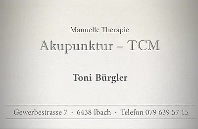 Akupunktur Toni Bürgler