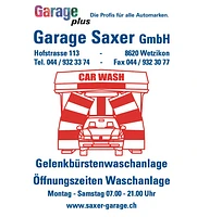 Logo Garage Saxer GmbH