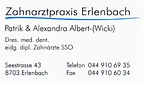 Zahnarztpraxis Erlenbach AG - Patrik und Alexandra ALBERT