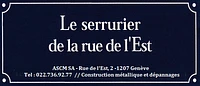 Serrurerie de la Rue de L'Est - ASCM SA-Logo