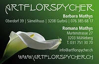 Artflorspycher Blumengeschäft Mühleberg und Gurbü-Logo