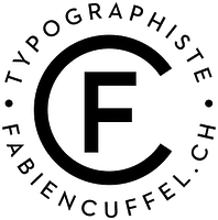 Logo Fabien Cuffel, Typographiste