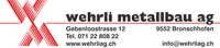 Logo Wehrli Metallbau AG