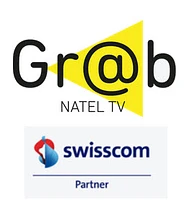 Logo Natel TV Grab AG - Swisscom World Partner