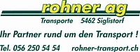 Logo Rohner AG Transporte