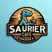 Saurier-Café Inh.: Shkodra-Logo