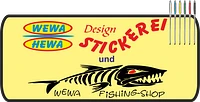 WEWA Fishing-Shop / Design Stickerei WEWAHEWA logo