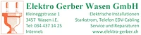 Logo Elektro Gerber Wasen Gmbh