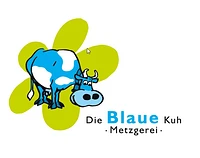 Die Blaue Kuh- Metzgerei-Logo
