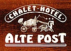 Chalet Hotel Alte Post logo