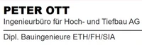 Ott Peter Ingenieurbüro für Hoch- und Tiefbau AG-Logo