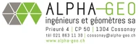 ALPHA-GEO Ingénieurs et Géomètres SA-Logo