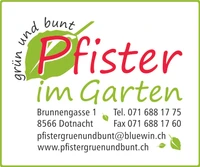 Pfister grün und bunt AG-Logo