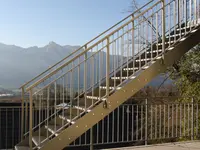 Goop Metallbautechnik Anstalt / Treppen  Terrassenüberdachung  Vordach  Verglasung  Carport  Türen  Tore  Zäune