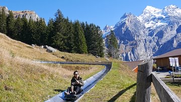 Rodelbahn in der Schweiz 