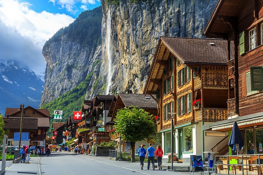 schönsten Wasserfälle in der Schweiz