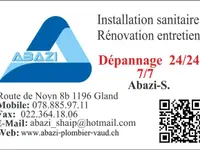 Abazi installateur sanitaire, dépannage 7/24h - Klicken Sie, um das Bild 8 in einer Lightbox vergrössert darzustellen