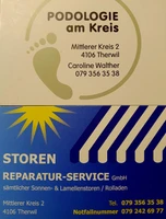 Podologie und Storenservice-Logo